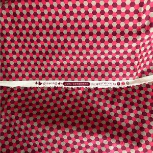 Joel Dewberry for Westminster Ginseng Fabric - Pink & Green Geometric 1 Yard